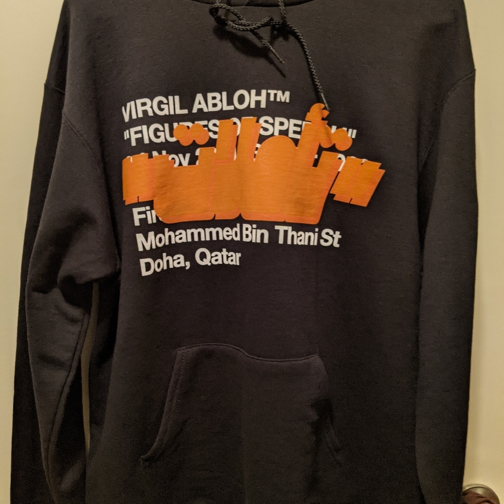 Virgil Abloh "Figures of Speech" Qatar Museums Hoodie